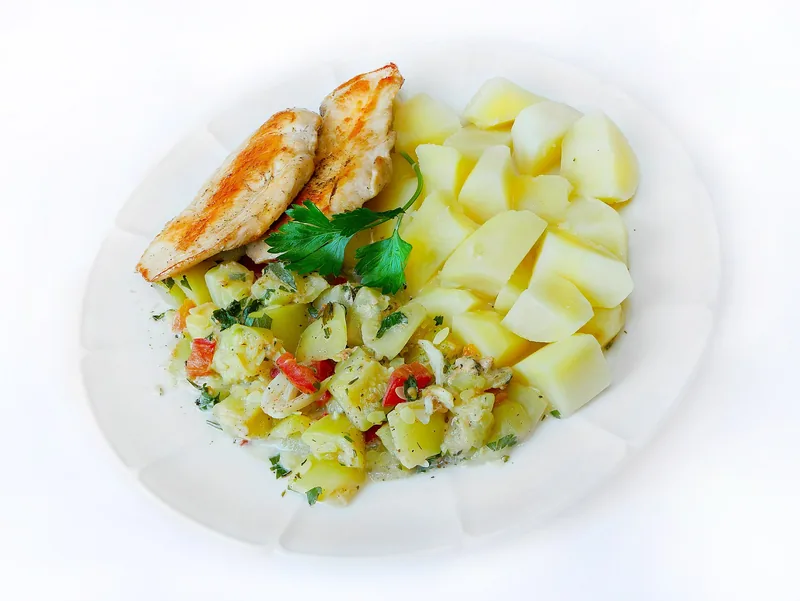A plated entrée