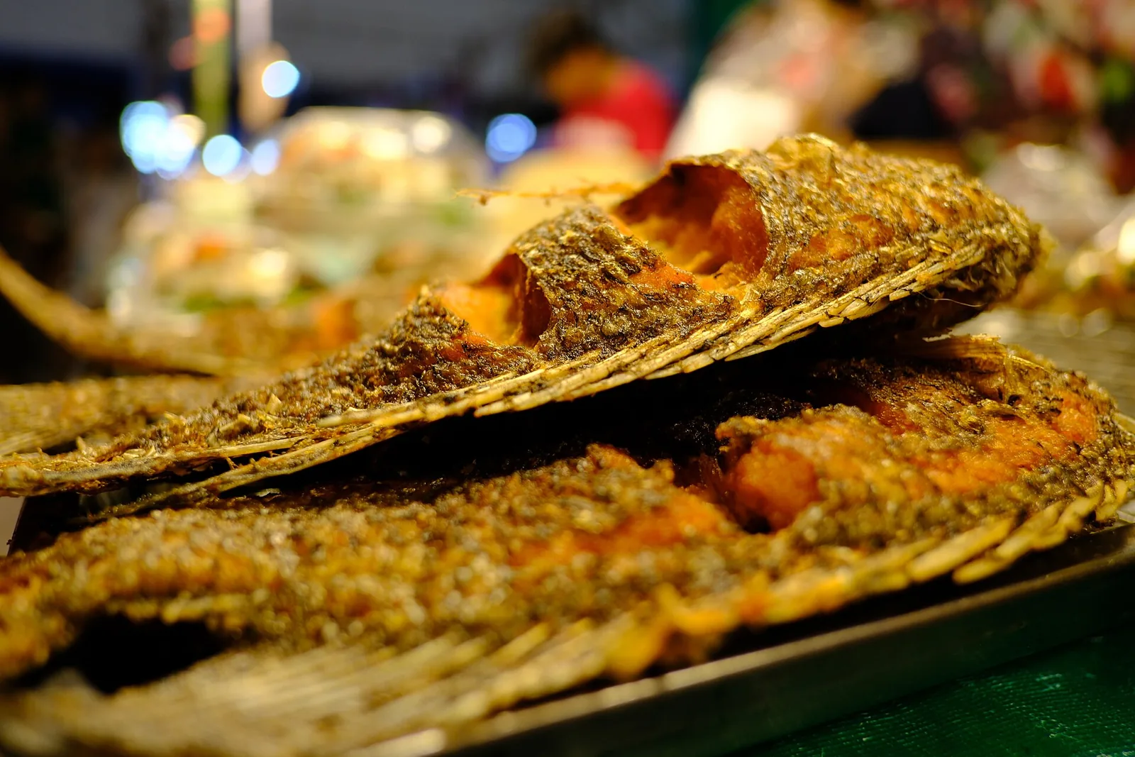 Crispy fried whole fish
