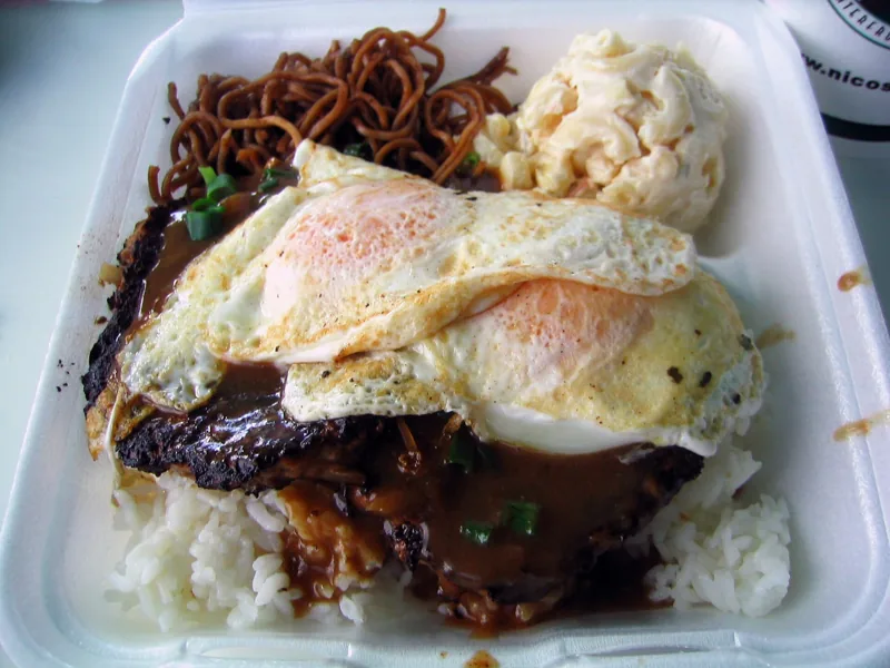 A loco moco plate