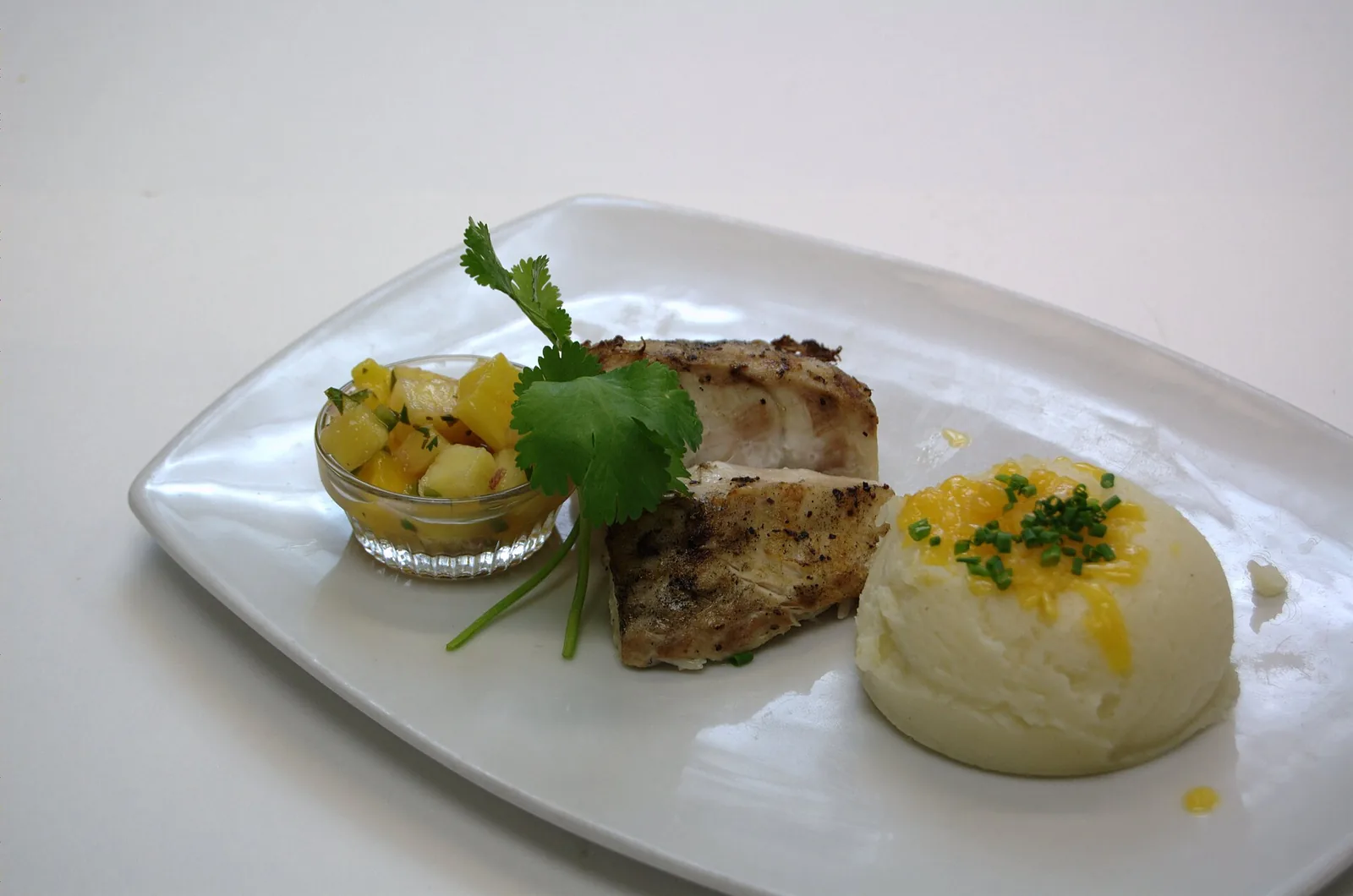 Grilled mahimahi