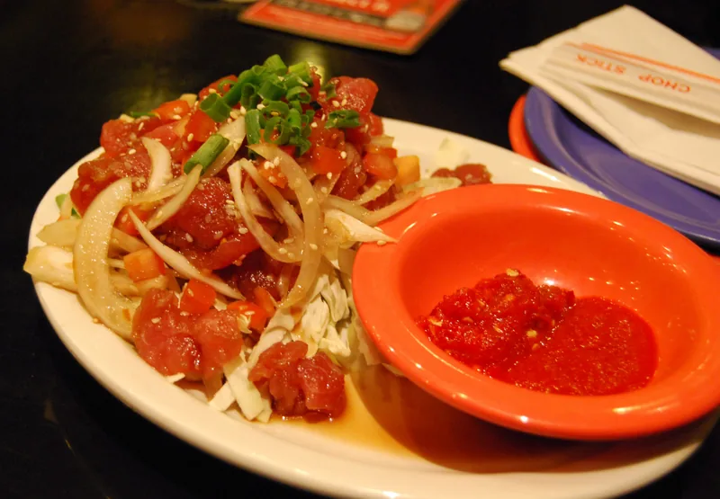 Ahi poke, Hawaiian-style