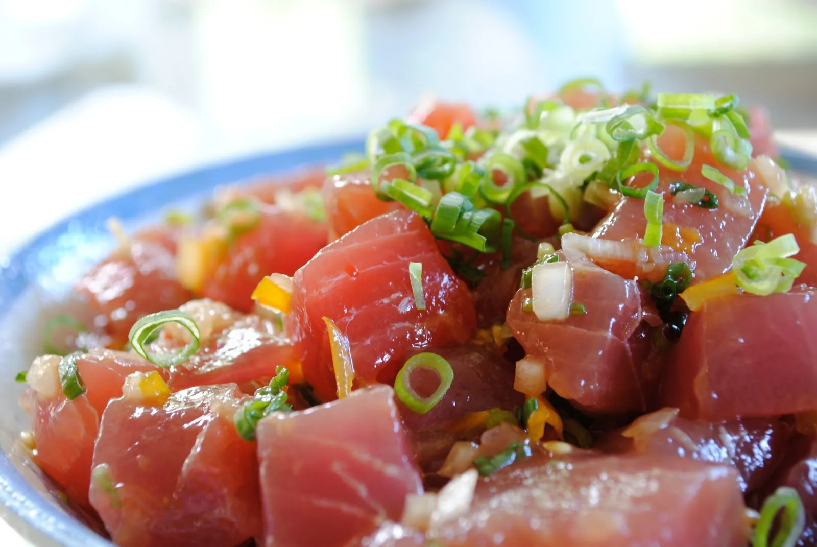 An ahi poke bowl